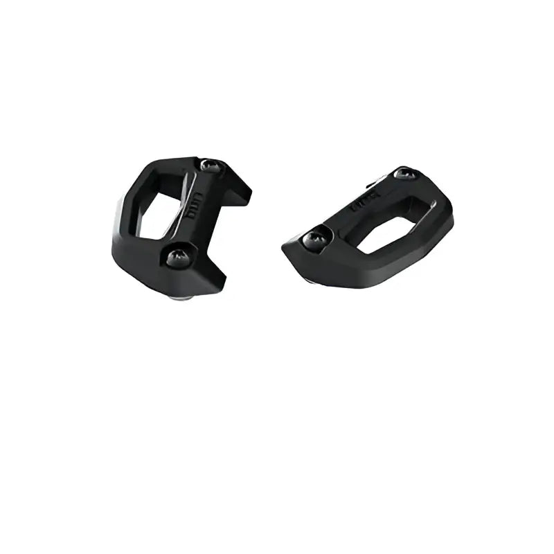 Svart pedalclip for motorsykkel, holdbar metall med grep. LINQ GRUNNSETT FOR LAST