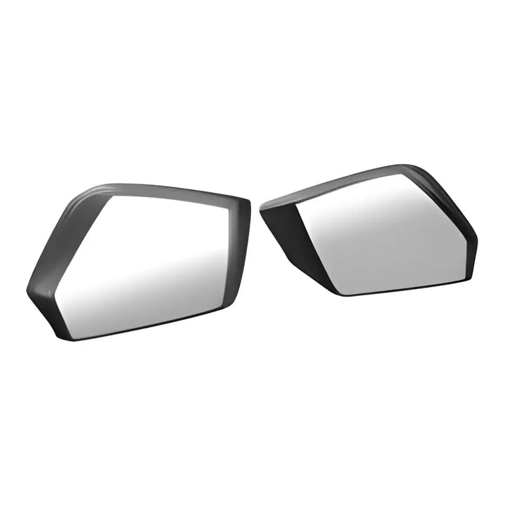 Pair of angular black side-view mirrors for NØKKEL SORT D.E.S.S. 2015 or newer