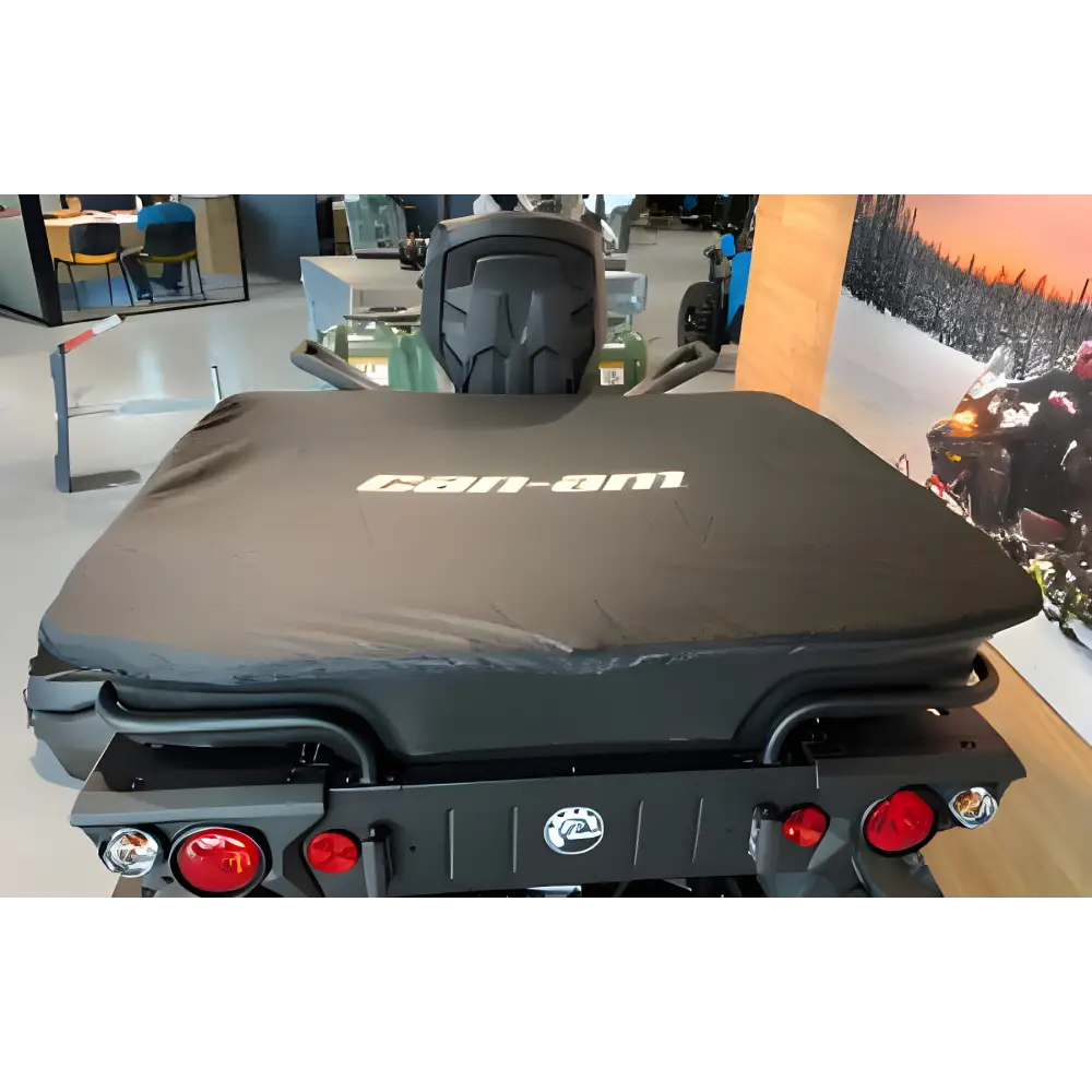 Can-Am TREKK FOR LASTEPLAN cover on rear of Off-Road vehicle Outlander 6×6 450