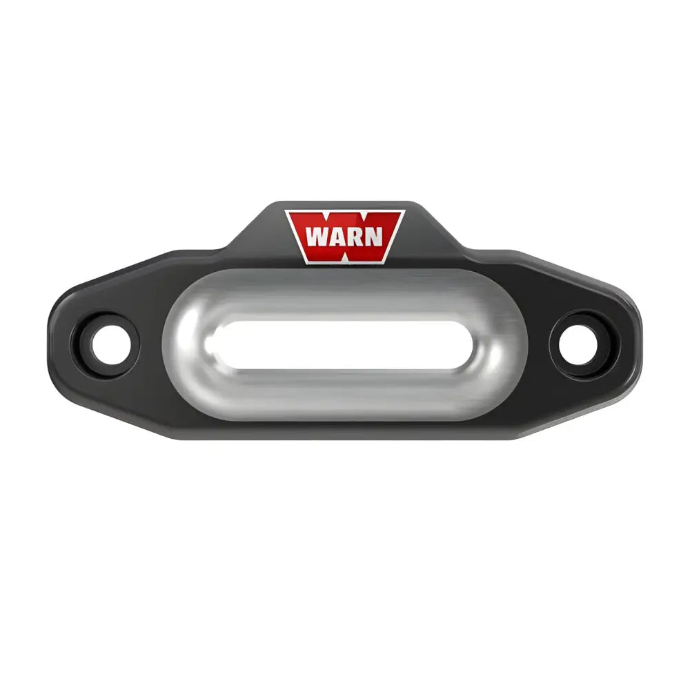 WARN aluminiums hawse fairlead med svart monteringsplate for WINSJWIRE-RULLE