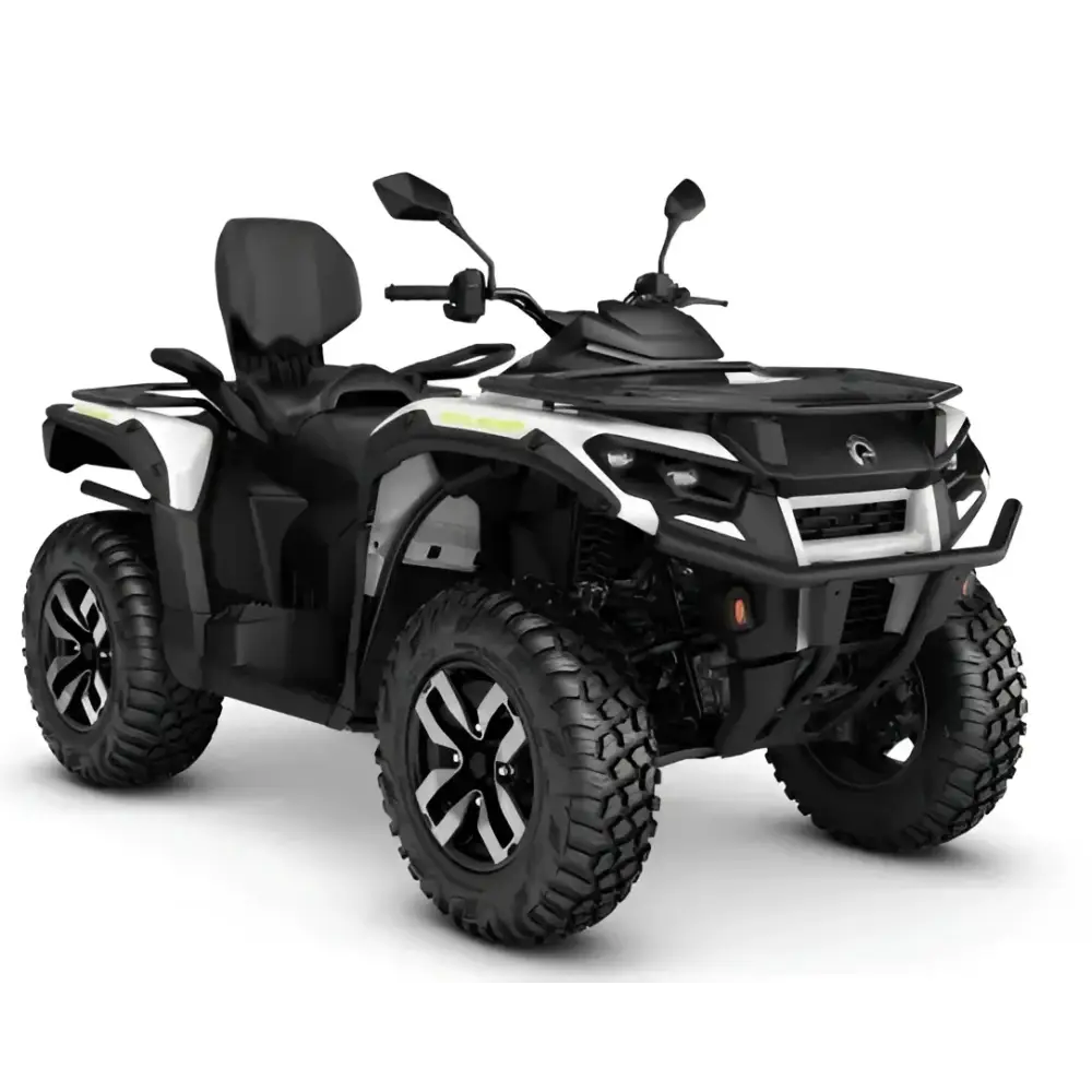 Hvit og svart Can-Am Outlander MAX XT-P 650 ATV fra 2019