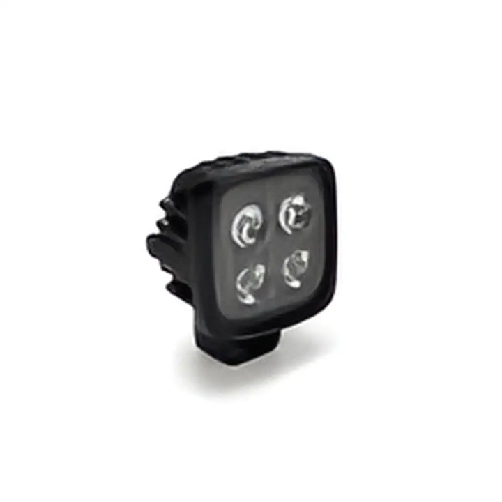 Square LED light module with four bulbs in black for Denali S4 kraftig lykt