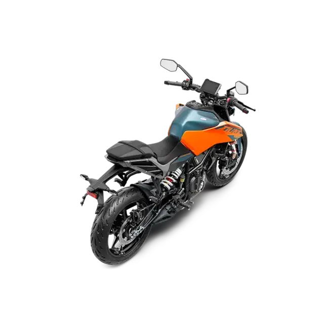 Ktm 125 duke 2025 oransje turkis svarte accenter – Leks Motor as Ktm 125 duke 2025 oransje turkis svarte accenter – Leks Motor as