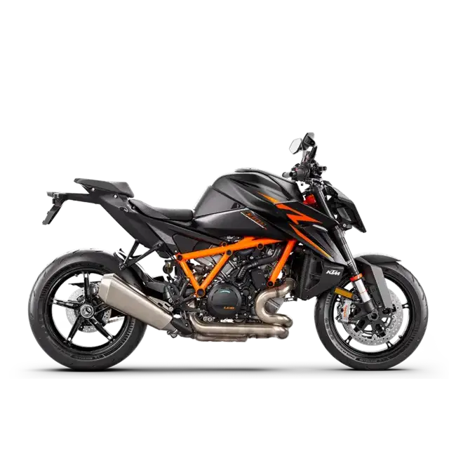 KTM 1390 Super Duke R 2025 svart motorsykkel, 2019 KTM 790 Duke