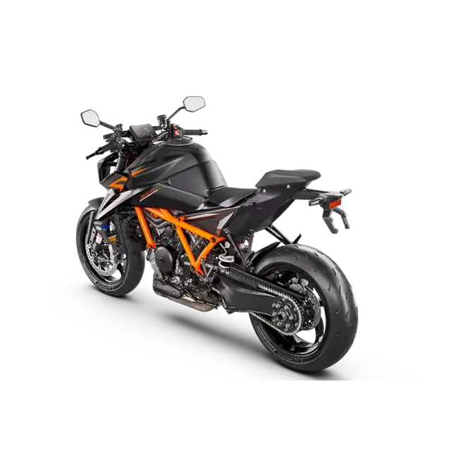KTM 1390 Super Duke R EVO 2025 svart motorsykkel