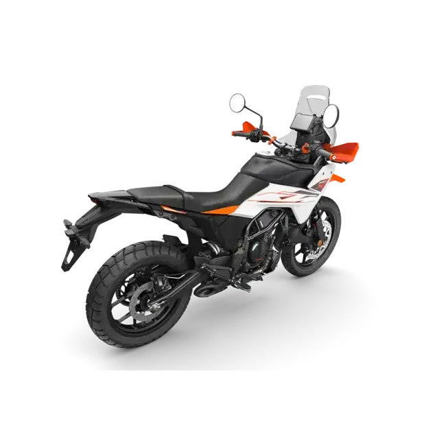 KTM 390 Adventure X 2025 motorsykkel i rød design