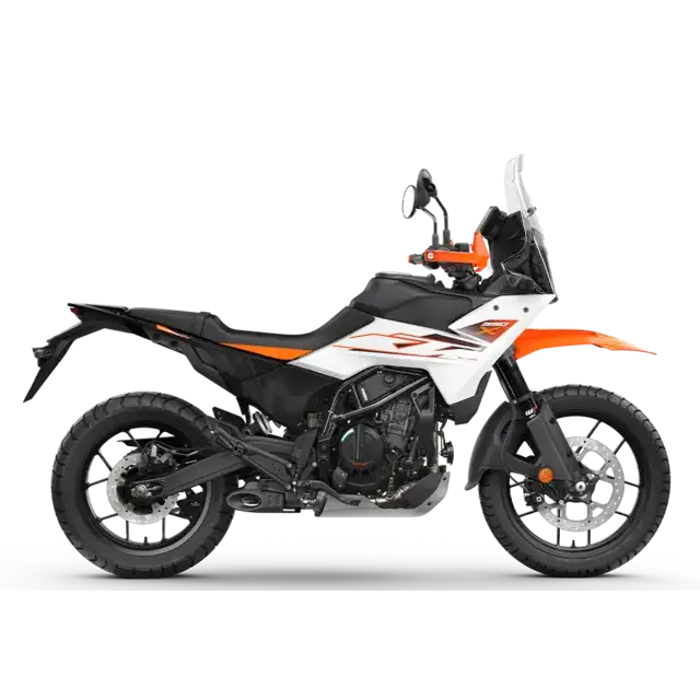 2019 KTM 790 Adventure motorsykkel i KTM 390 Adventure X 2025-produkt