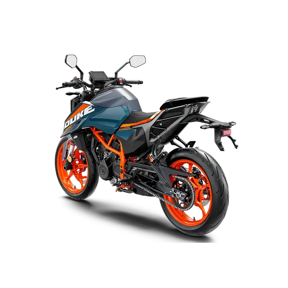 KTM 390 Duke 2025 motorsykkel i 2019-modellvisning
