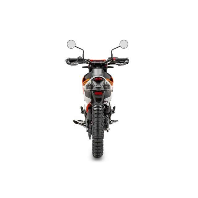 KTM 390 Enduro R 2025 med 2019 KTM 790 Adventure sykkel