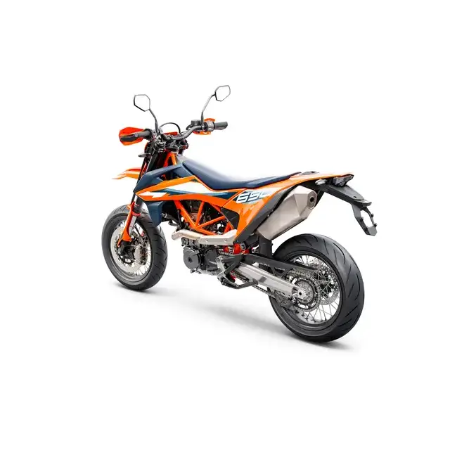 KTM 690 SMC R 2025 orange og svart motorsykkel