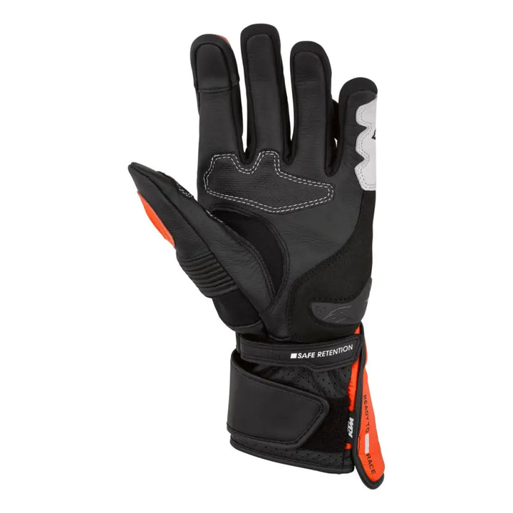 Svart og oransje motorsykkelhanske fra KTM Alpinestars SP-2 V3 GLOVES