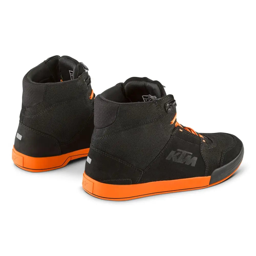 KTM CHRM SHOES BLK/ORANGE, stilige sorte og oransje motorsykkelsko for maksimal ytelse