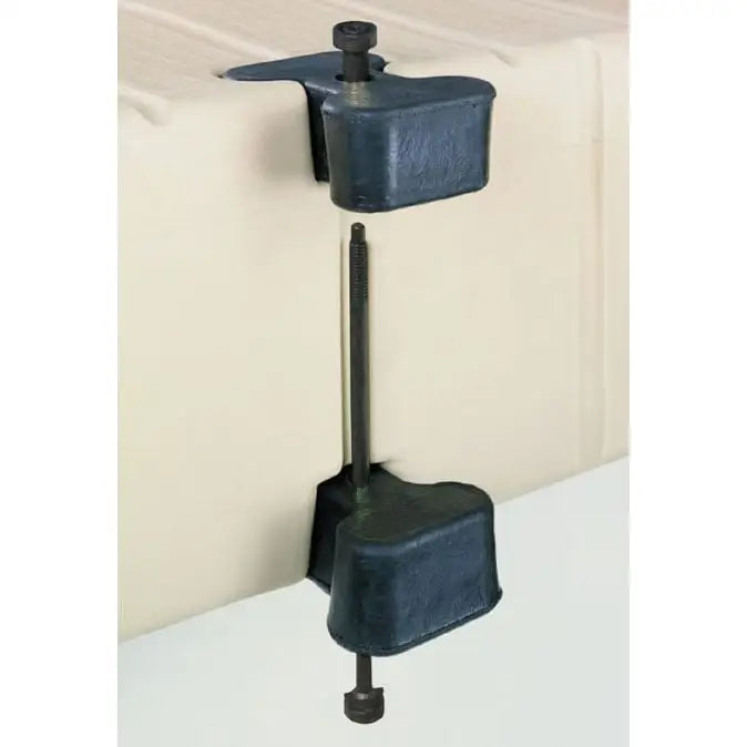 Svart justerbar skrustikke av plast med metallklemme og spak for EZ-Dock Coupler Set