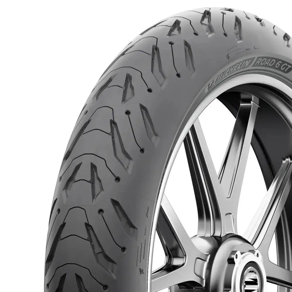 Michelin Road 6 GT motorsykkeldekksett med vått føre og beskyttelsesutstyr
