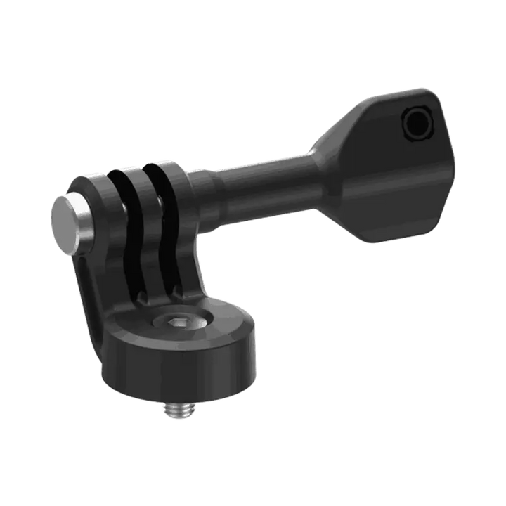 Svart Quad Lock Action Camera Adapter med standard tripod skrue for GoPro monteringer