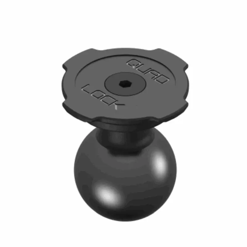 Svart Quad Lock balladapter for Quad Lock Adaptor for Ram Mounts 1 inch Ball Socket