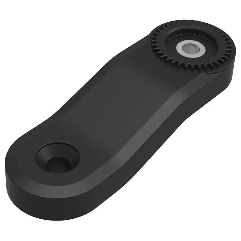 Sort svart leddarm med monteringshull for Quad Lock forlengelsesarm 50mm