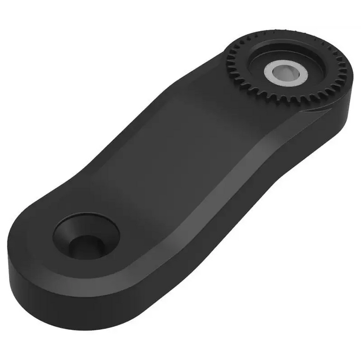 Sort svart leddarm med monteringshull for Quad Lock forlengelsesarm 50mm