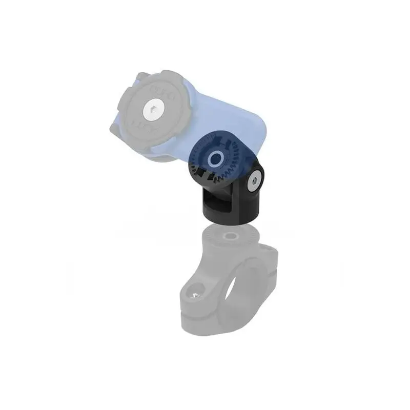 Svart justerbar motorsykkeltelefonholder med hurtiglås for Quad Lock Knuckle Adaptor