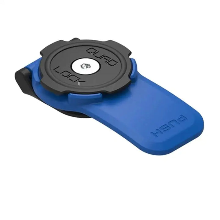 Blå og svart telefonfeste med twist-lock mekanisme for Quad Lock Lever Head