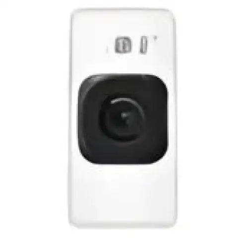 Hvitt smart videodørklokke med svart kameralinse til Quad Lock MAG Universal Adaptor