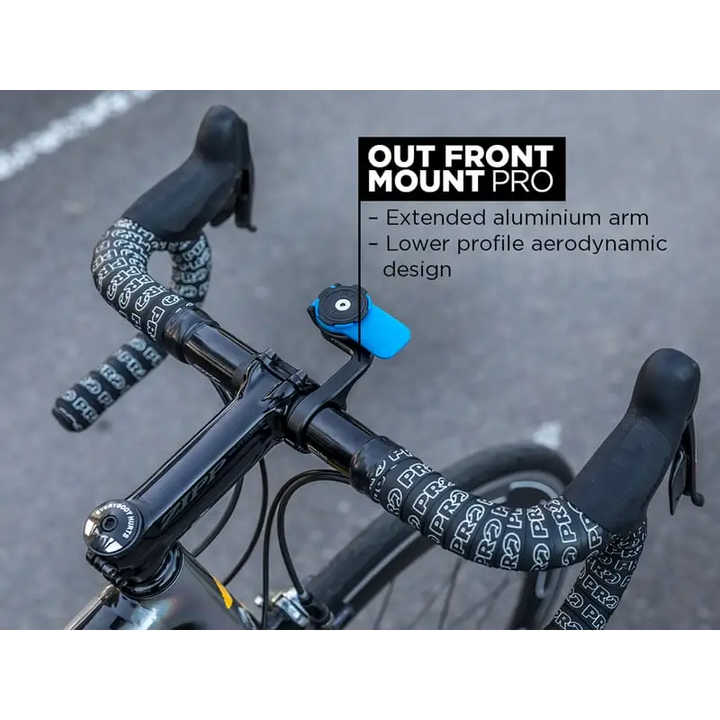 Bysykkelstyr med montert telefonholder for Quad Lock Out Front Mount Pro