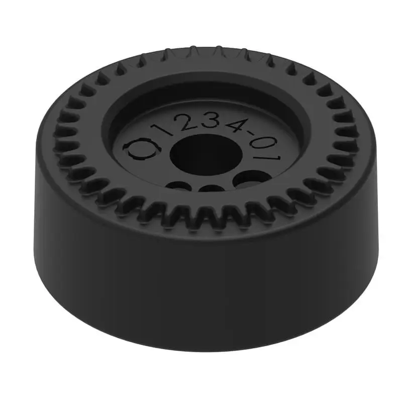 Sort svart plast gir med 30 tenner for Quad Lock Spacer Rings produkt