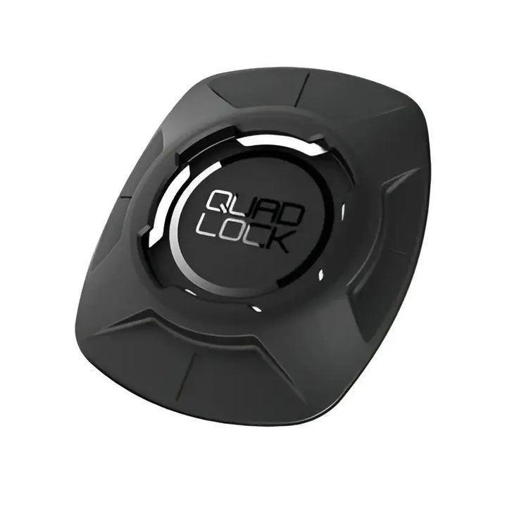 Svart plasttelefonfeste med QUAD LOCK-logo for Quad Lock Universal Adaptor