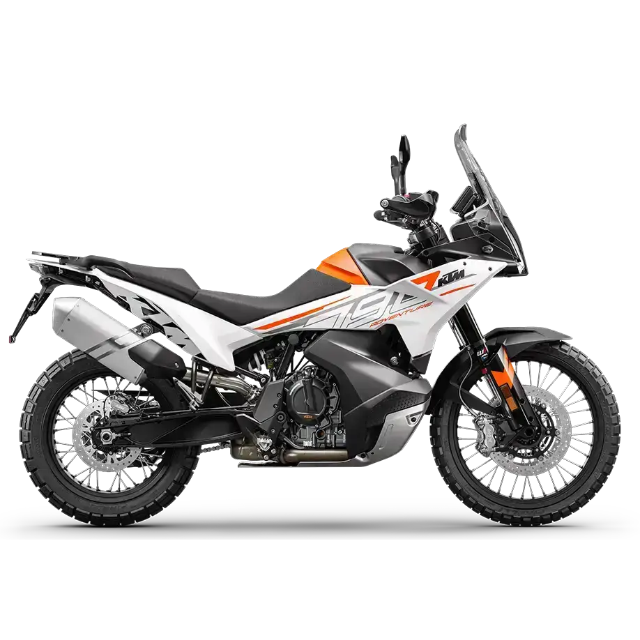 Adventure motorcycle with off-road capabilities at Leks Motor Oslo