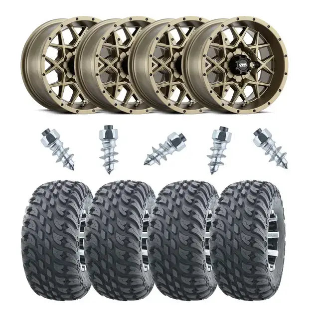 Pigghjulpakke 57 med ITP Hurricane bronse felger og terrengdekk