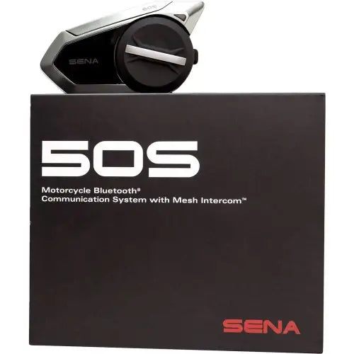 Motorcycle Bluetooth device and packaging for Sena 50S Intercom med Mesh Technology