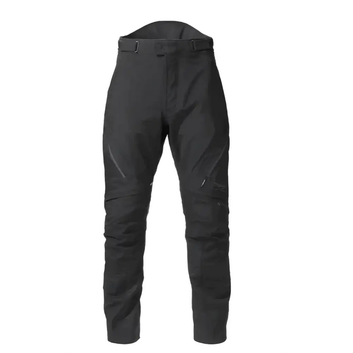 Men’s svarte vanntette utendørsbukser med glidelåslommer fra TRIUMPH ALDER 2 GTX PRO PANTS