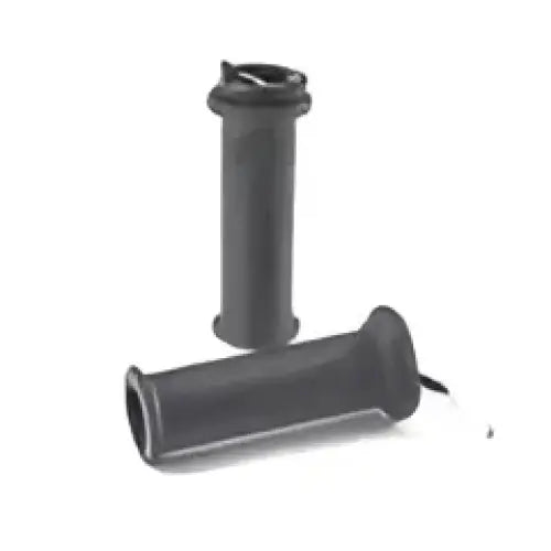 Svart gummihåndtak for motorsykkel med eksponert ledning til Triumph Heated Grip Street Triple