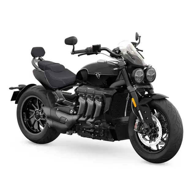 Triumph Rocket 3 GT Storm 2026 med trekantet rekkemotor