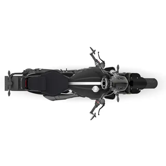 Triumph Rocket 3 GT Storm 2026 med svart matte-finish og premium komponenter