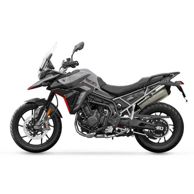 2019 Triumph Tiger 800 XCx motorsykkel i grå 2026 GT PRO-utgave