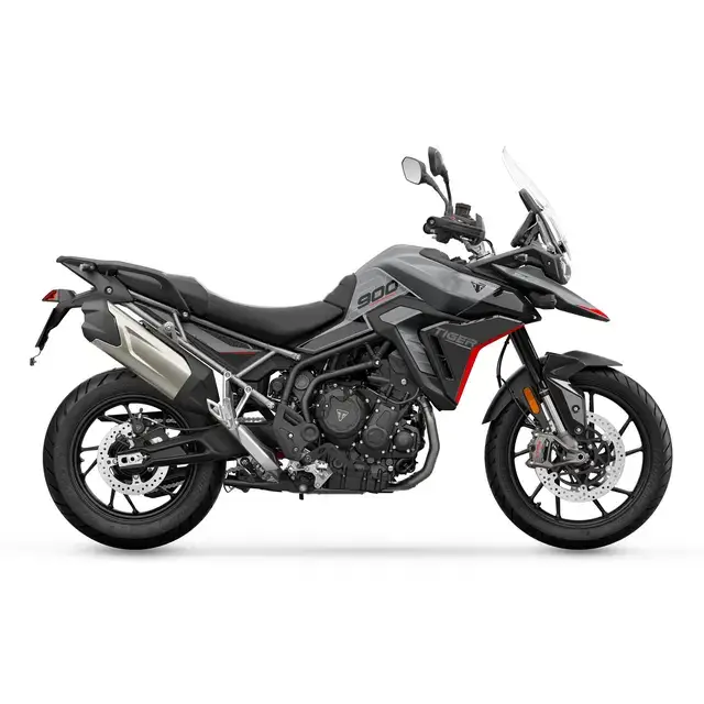 2019 Triumph Tiger 850 adventure motorsykkel i grå GT PRO 2026-utgave