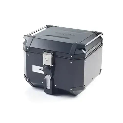 Sort Triumph Top Box 42L i metall, med sikker lås for Tiger 1200 motorcykel