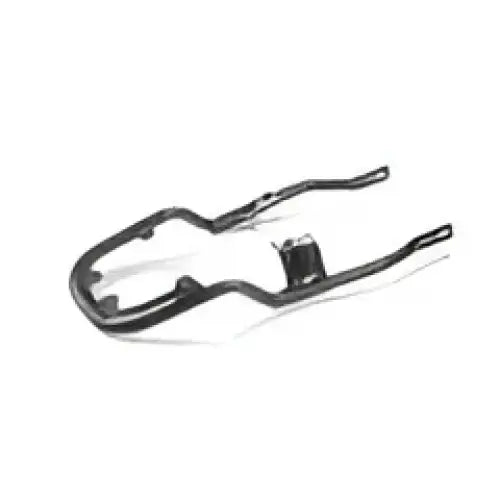 Sort svart metall motorsykkel bagasjebrett for bakmontering av Top Box Mounting Kit Black