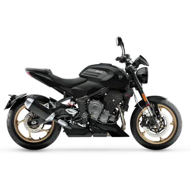 Svart 2019 Honda CB500F motorsykkel med gull aksenter