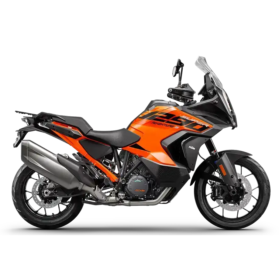 KTM 1290 Adventure i oransje og svart fra Leks Motor Oslo AS